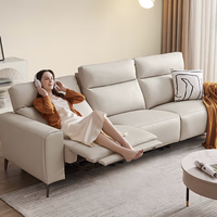 CHEERS 芝华仕·头等舱 50751M 简约电动沙发 三人位 暖白色 左单功能款