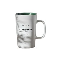 限新用户、抖音超值购：STARBUCKS 星巴克 12oz陶瓷马克杯 355ml 白绿