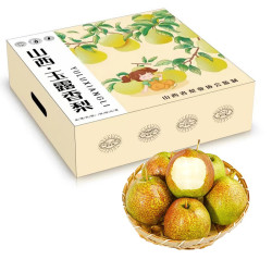 京匠 山西玉露香梨 甄选6枚特大果8斤礼盒装 新鲜水果生鲜