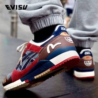 EVISU 惠美寿 x ASICS牛仔布真皮拼布GEL-LYTE运动鞋