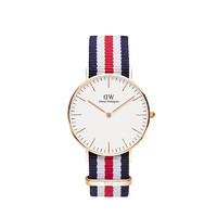 Daniel Wellington 轻奢手表女石英经典36mm石英表女生欧美女式小众防水