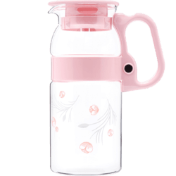 THERMOS 膳魔师 芍药花系列 玻璃水壶 800ml