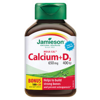 Jamieson 健美生 钙片五重钙+D3 柠檬酸钙碳酸钙 120片