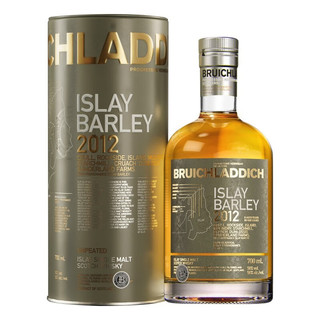 布赫拉迪（Bruichladdich）洋酒 苏格兰原瓶进口单一麦芽威士忌700ml 布赫拉迪艾雷岛大麦2012
