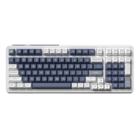 FL·ESPORTS 腹灵 CMK99 99键 2.4G蓝牙 多模无线机械键盘 冰川蓝 TTC虎轴 RGB