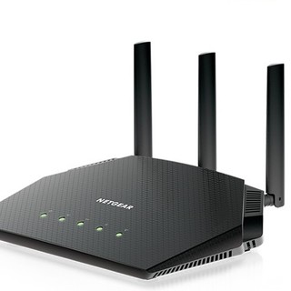 NETGEAR 美国网件 RAX10 双频1800M 家用千兆路由器 Wi-Fi 6  黑色