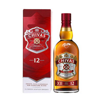 CHIVAS 芝华士 12年苏格兰威士忌700ml进口洋酒礼盒装