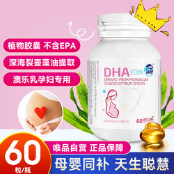 澳乐乳 孕妇藻油DHA植物软胶囊备原装进口孕期哺乳期dha孕妇专用