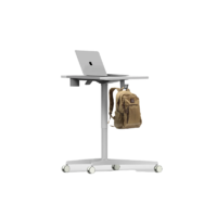 AKA 宜客 乐思（ECOLUS）电脑桌书桌 可移动升降桌 电脑升降桌床上懒人桌坐站交替家用学习桌LS804WT 白色