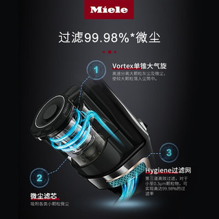 Miele 美诺 吸尘器手持无线高效清洁智能除螨宠物家庭适用Triflex