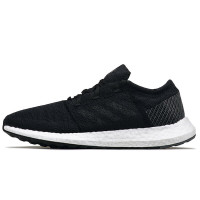 adidas 阿迪达斯 Pure Boost Go 中性跑鞋 AH2319 一号黑/五度灰/四度灰 36.5