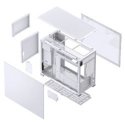 JONSBO 乔思伯 D31 MESH版 M-ATX机箱 半侧透 白色