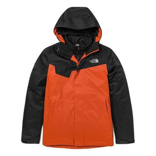 THE NORTH FACE 北面 男子三合一冲锋衣 NF0A4U7M-6U2 黑色/橙色 L