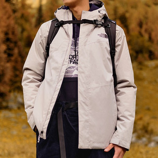 THE NORTH FACE 北面 男子三合一冲锋衣 NF0A4U7M-GVV 白色 XXXL