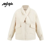 MJ STYLE MJstyle2022秋冬新款设计感小众加绒加厚短款棉衣女-822151043