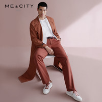 MECITY 【郝允祥】MECITY男装冬季口袋分割细节梭织长裤韩版潮流