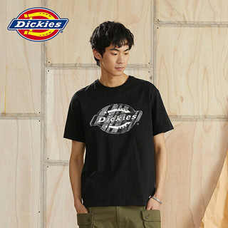 Dickies 春夏棉个性logoT恤男 DK010322 黑色 XL