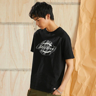 Dickies 春夏棉个性logoT恤男 DK010322 黑色 XL