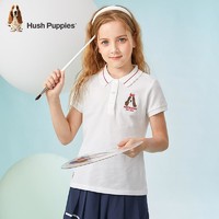 暇步士 童装女童夏季新款半袖休闲宽松短袖Polo衫HPQXGD04CP649