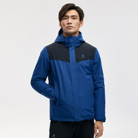 KAILAS 凯乐石 三合一650蓬羽绒内胆 登山服 中蓝/墨黑 XXXL