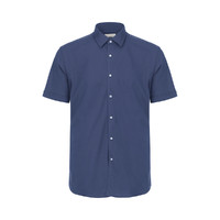 Massimo Dutti 男士短袖衬衫 00141300400 蓝色 XL