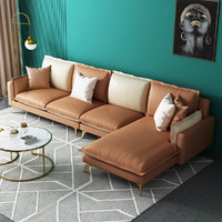 几度 意式轻奢沙发北欧简约现代小户型沙发客厅家具组合套装科技布