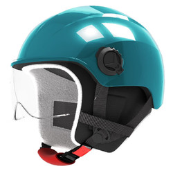 SUNRIMOON 3C认证头盔电动车 深蓝均码 透明短镜