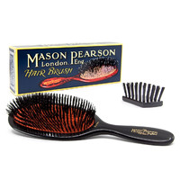 MASON PEARSON MasonPearson梅森皮尔森大号'Extra'梳子 附带清洁梳 HBB1C