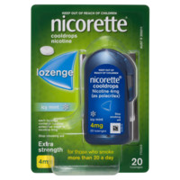 nicorette 力克雷 4mg 清凉戒烟润喉糖 20粒