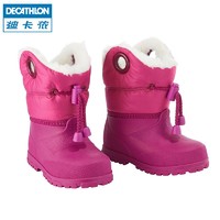 DECATHLON 迪卡侬 雪地靴冬季保暖加厚防滑防水宝宝棉鞋男女童小童靴子WEDZE5