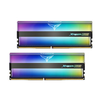 Team 十铨 T-FORECE电竞系列 Xtreem ARGB 梦境 DDR4 3600MHz RGB 台式机内存 灯条 白色 32GB 16GB*2