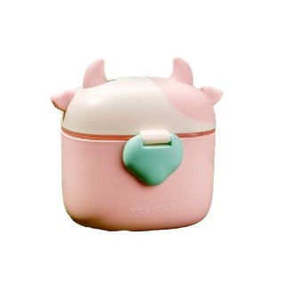YeeHoO 英氏 奶粉盒 小牛款 粉色 230g
