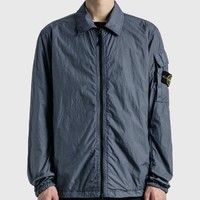 STONE ISLAND 石头岛 Nylon Zip-Up Overshirt 衬衫