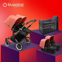 bugaboo 博格步 新品荷兰BUGABOO 博格步DONKEY5双胞胎高景观婴儿推车+婴儿床套装