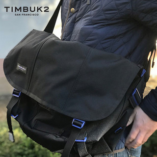 TIMBUK2 天霸 男士斜挎包 黑色 S