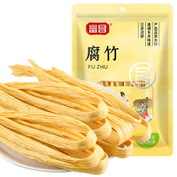富昌 腐竹200g*1袋黄豆制品干腐竹豆皮 豆腐皮 豆皮干货