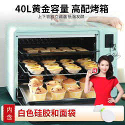 Hauswirt 海氏 C4540L烤箱家用多功能烘焙双层门电烤箱配和面袋套装