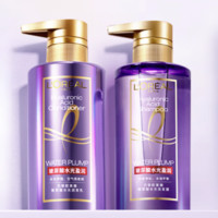 L'OREAL PARIS 欧莱雅控油蓬松润发乳女去屑440ml*2 瓶玻尿酸水光洗发露