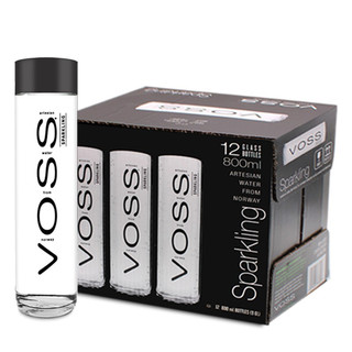 VOSS 芙丝 苏打气泡水饮料 800ml*12瓶