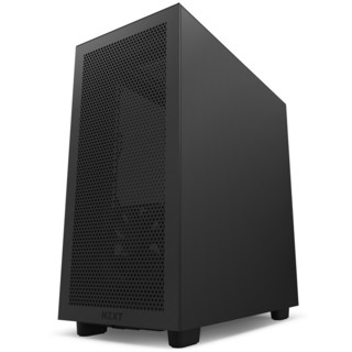 NZXT 恩杰 H7 Flow ATX机箱 半侧透 黑色