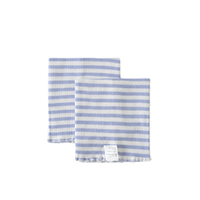 Tongtai 童泰 TS21Y012 婴儿护脐围兜 2条装 蓝色 16*14cm