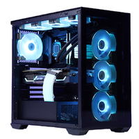 aigo 爱国者 月光宝盒 镜 E-ATX机箱 半侧透 黑色