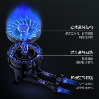 美的（Midea）燃气灶双灶 大火力灶具家用节能猛火灶一级能效灶台 嵌入式双眼燃气灶双灶炉具煤气灶 4.2KW火力 液化气