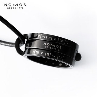 NOMOS 诺莫斯 手表Club系列738.S4手动上链机械德表男女极简约腕表送男友购物狂欢 黑色x东限定版日晷