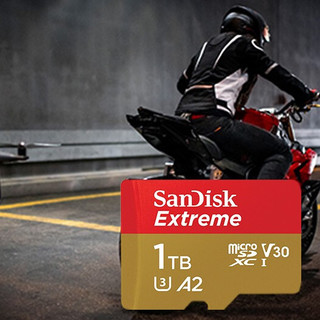 SanDisk 闪迪 至尊极速系列 A2U3V30 Micro-SD存储卡 1TB（U3，A2，V30）