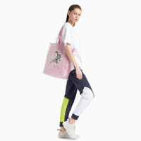 Calvin Klein CK运动 女士单肩时尚玫瑰印花双层大容量托特包 PH0334M1900