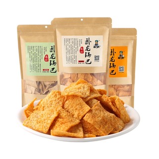 88VIP：卧龙食品 老灶锅巴 400g*3袋