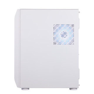 金河田 傲雪台式机电脑全塔主机箱纯白色