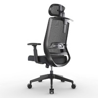 PLUS会员：恒林 2788 Bravo·玄星电脑椅 黑色 无搁脚款