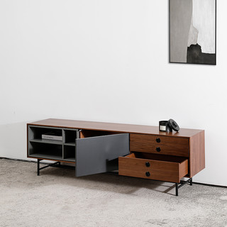 RUIDU 瑞都 电视柜简约现代电视机柜茶几组合小户型客厅轻奢意式极简地柜家具